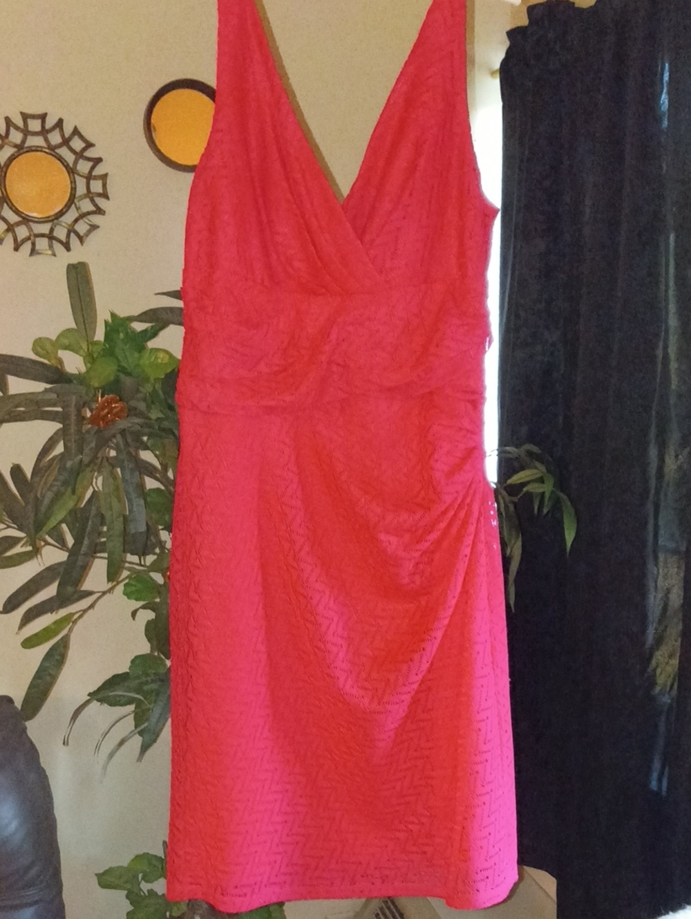 American Living Women's V-Neck Sleeveless Pink Dress Size 12